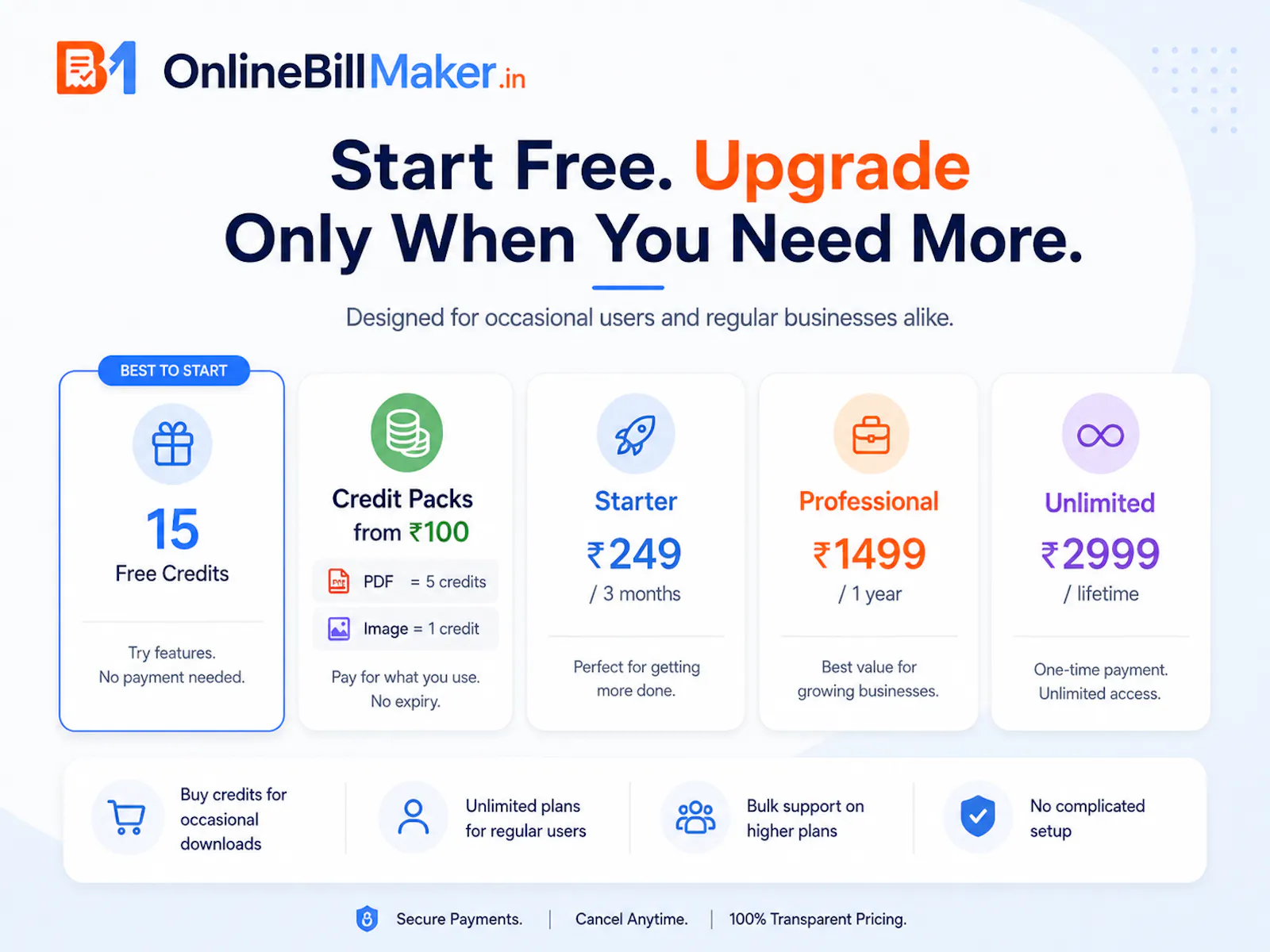 OnlineBillMaker screenshot 1