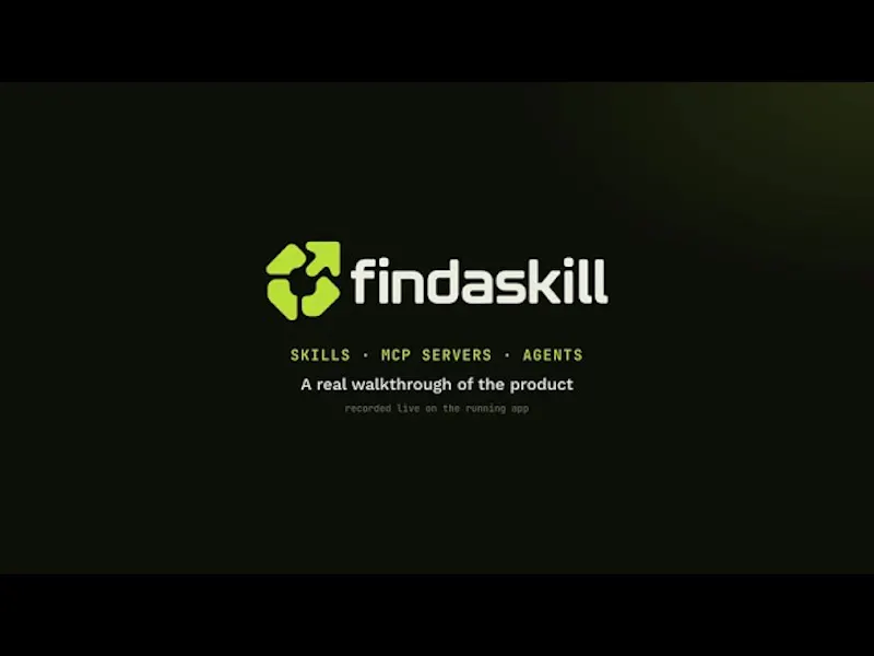 findaskill screenshot 1 (video preview)