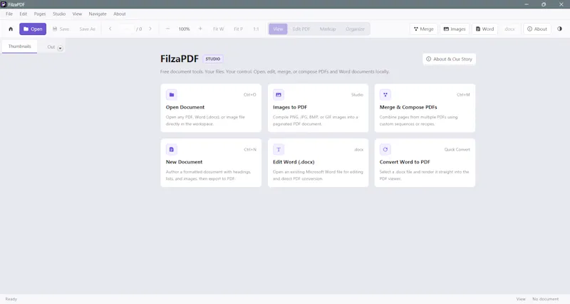 FilzaPDF screenshot 1