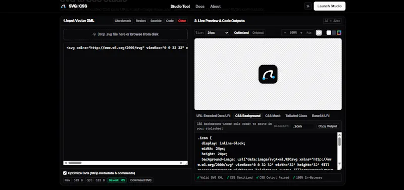 SVG2CSS screenshot 3