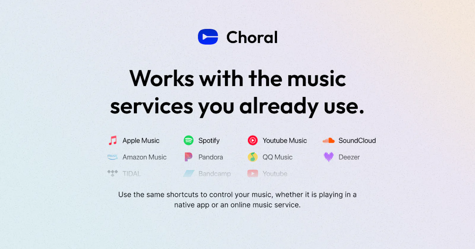 Choral screenshot 2