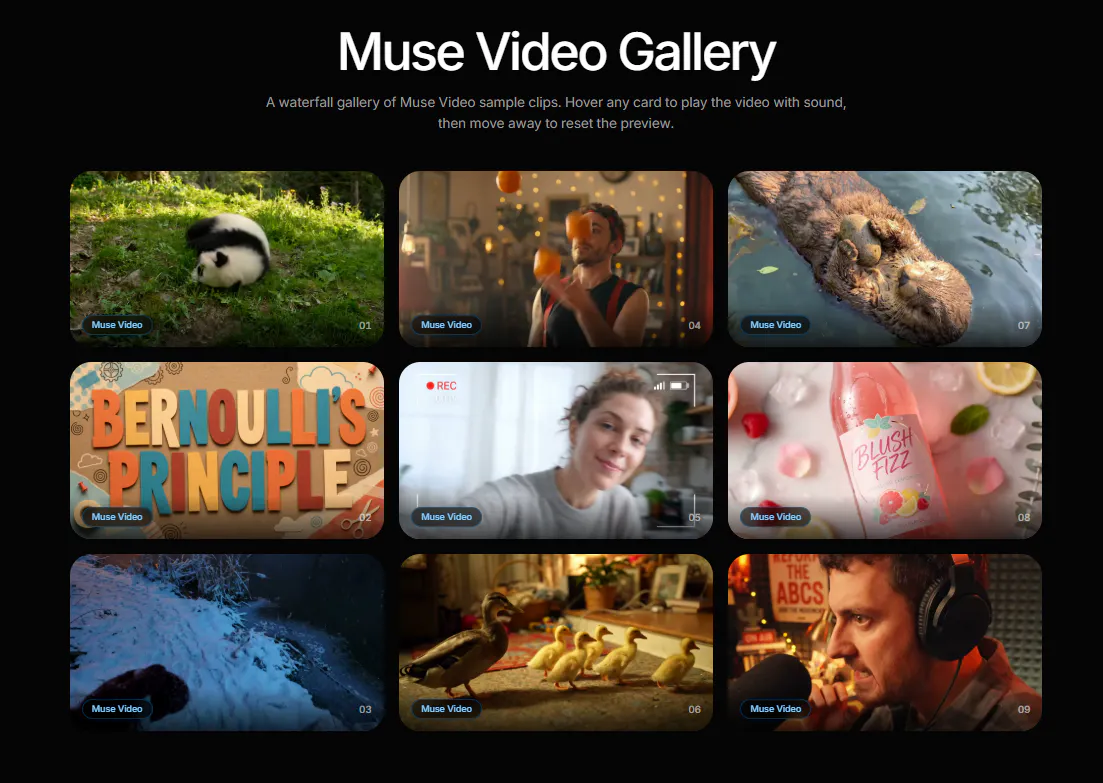 Muse Video gallery image