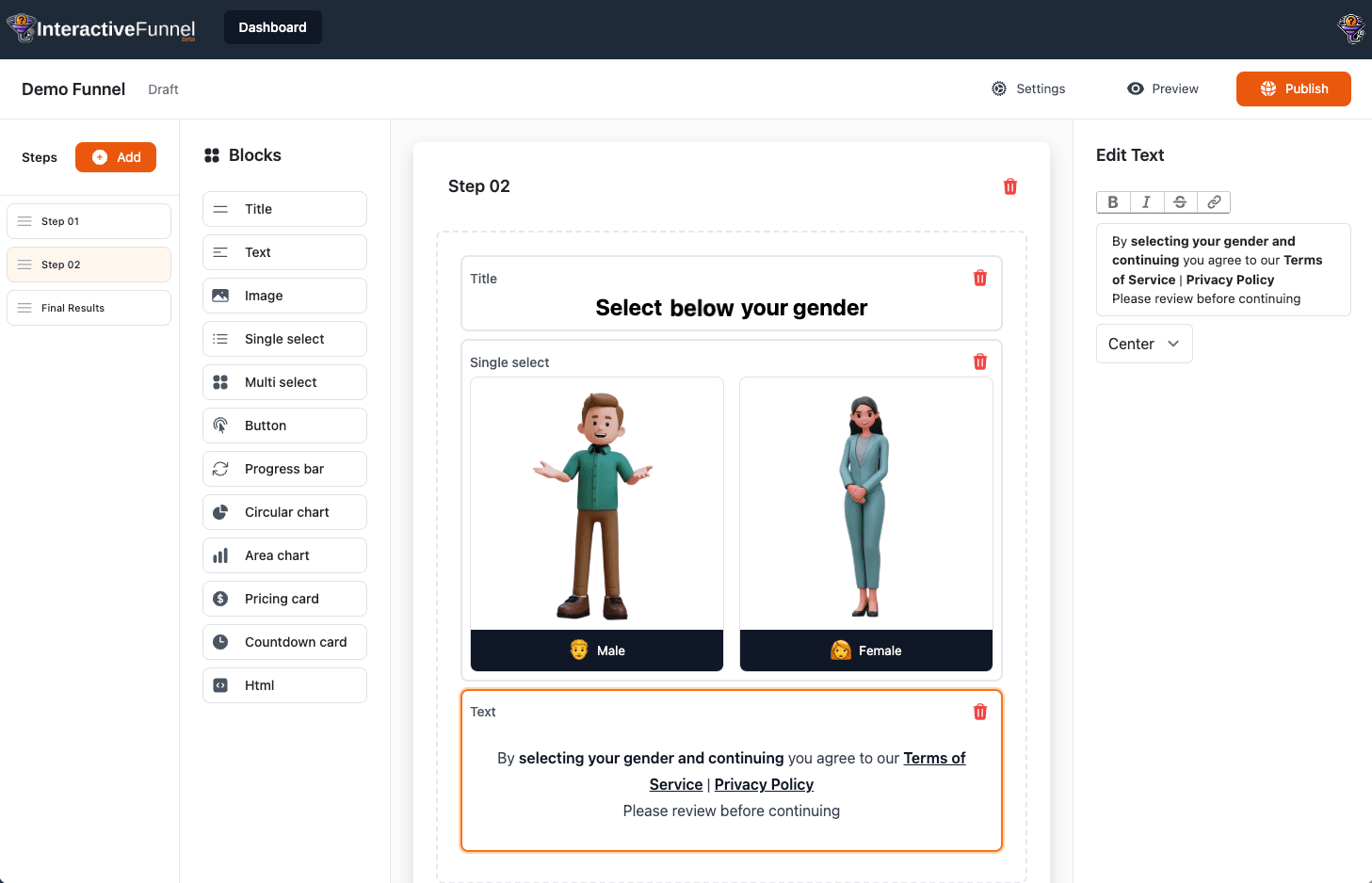 Interactieve trechter - Maak boeiende quizzen zonder code media 2