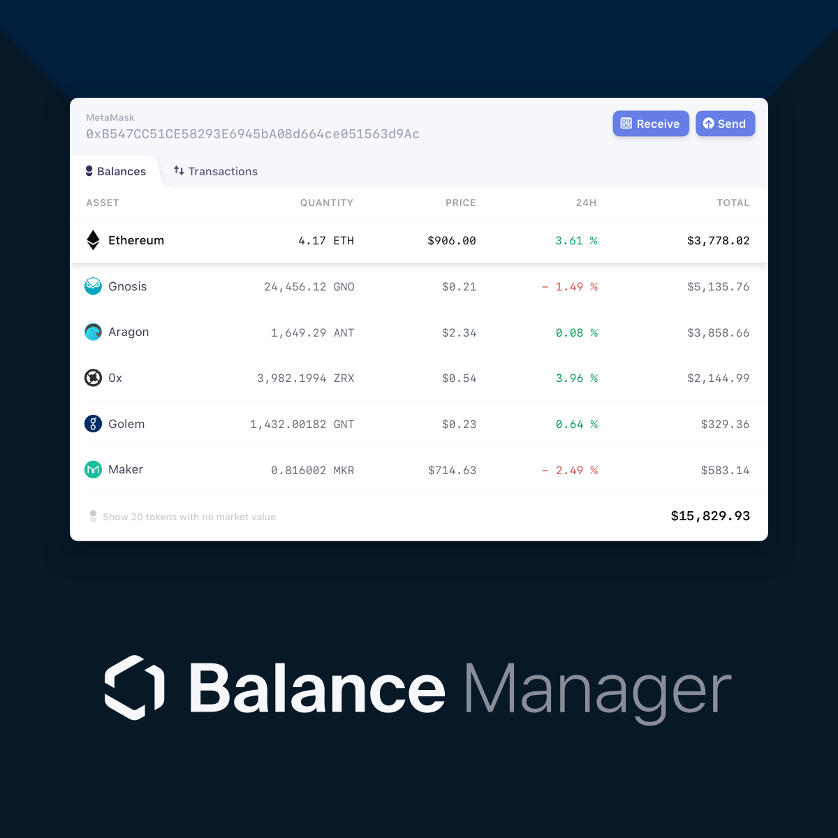 Balance Manager