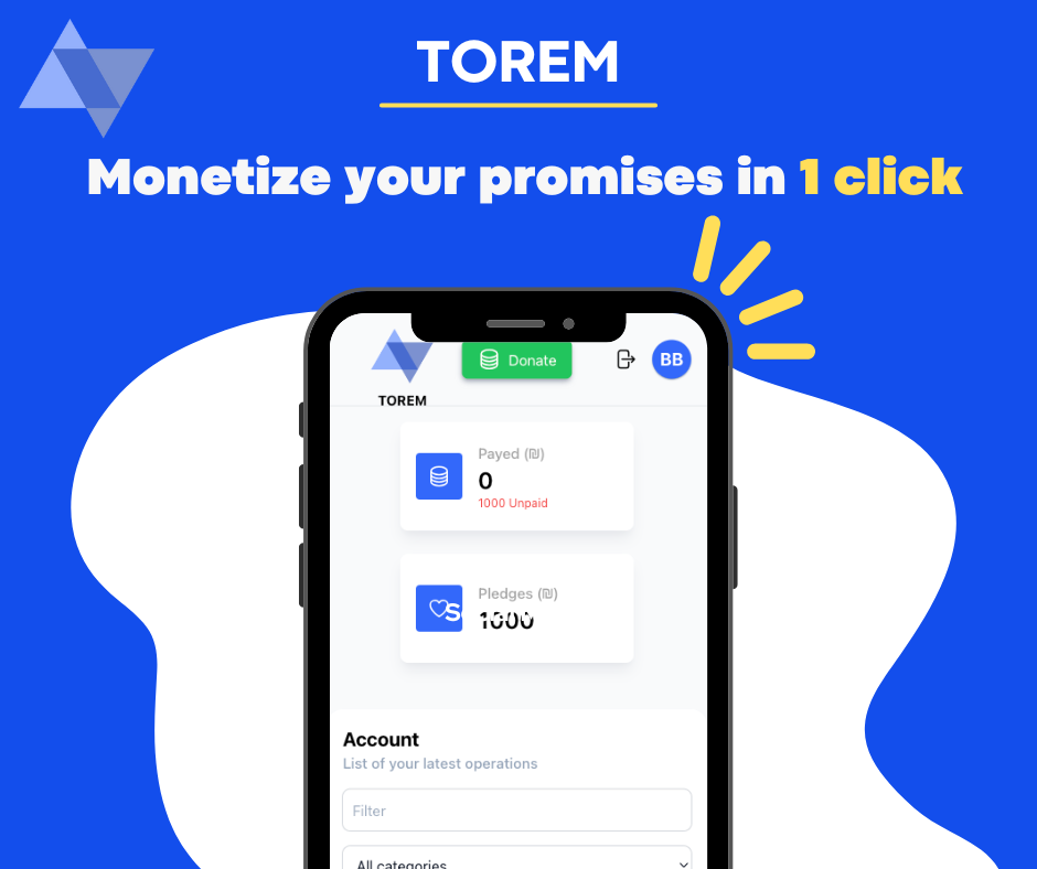 startuptile Torem-Torem - Streamlining synagogue fundraising with ease.