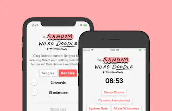 Random Word Doodle iOS App gallery image