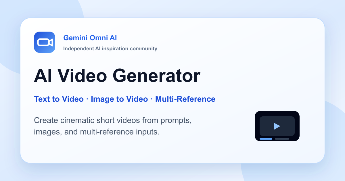 Gemini Omni AI gallery image
