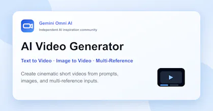 Gemini Omni AI gallery image