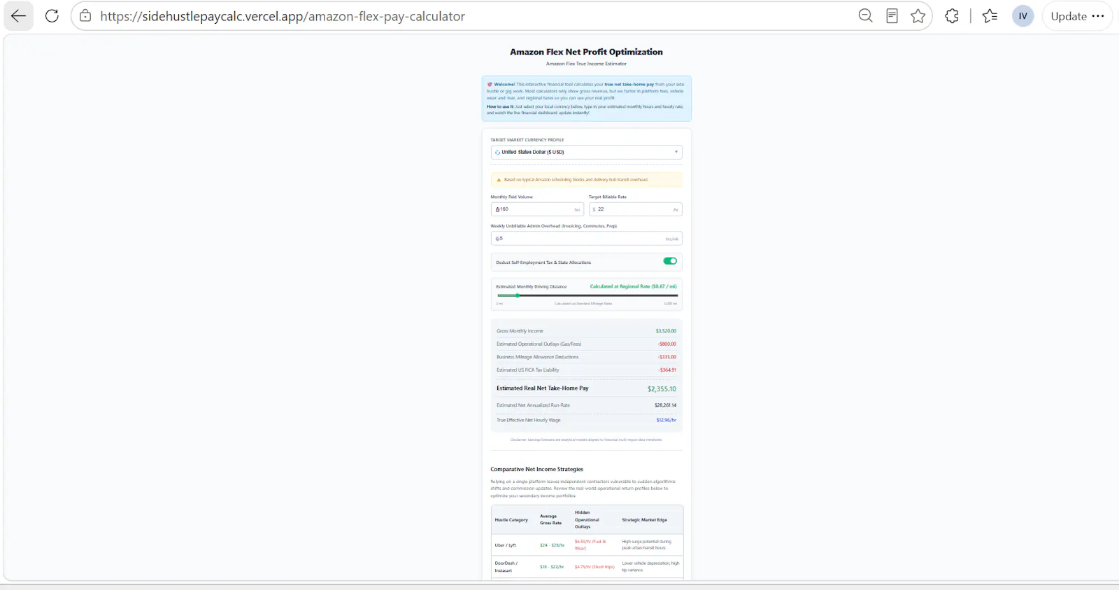 Side Hustle Net Income Hub screenshot 2