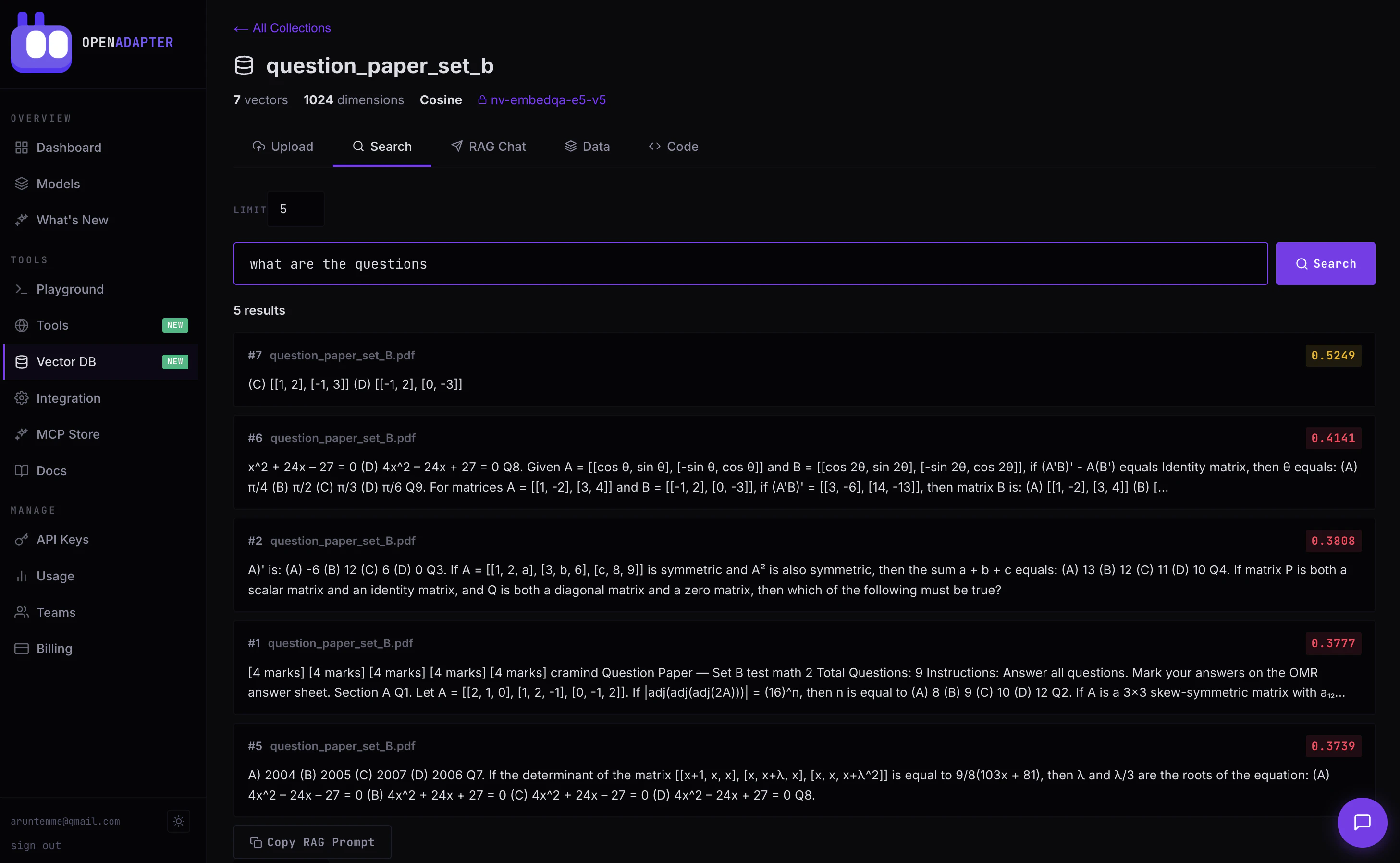 OpenAdapter - Search, Scrape & Vector DB screenshot 5