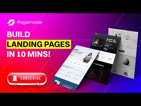 startuptile Pagemaker-Build converting landing pages in just 10 minutes