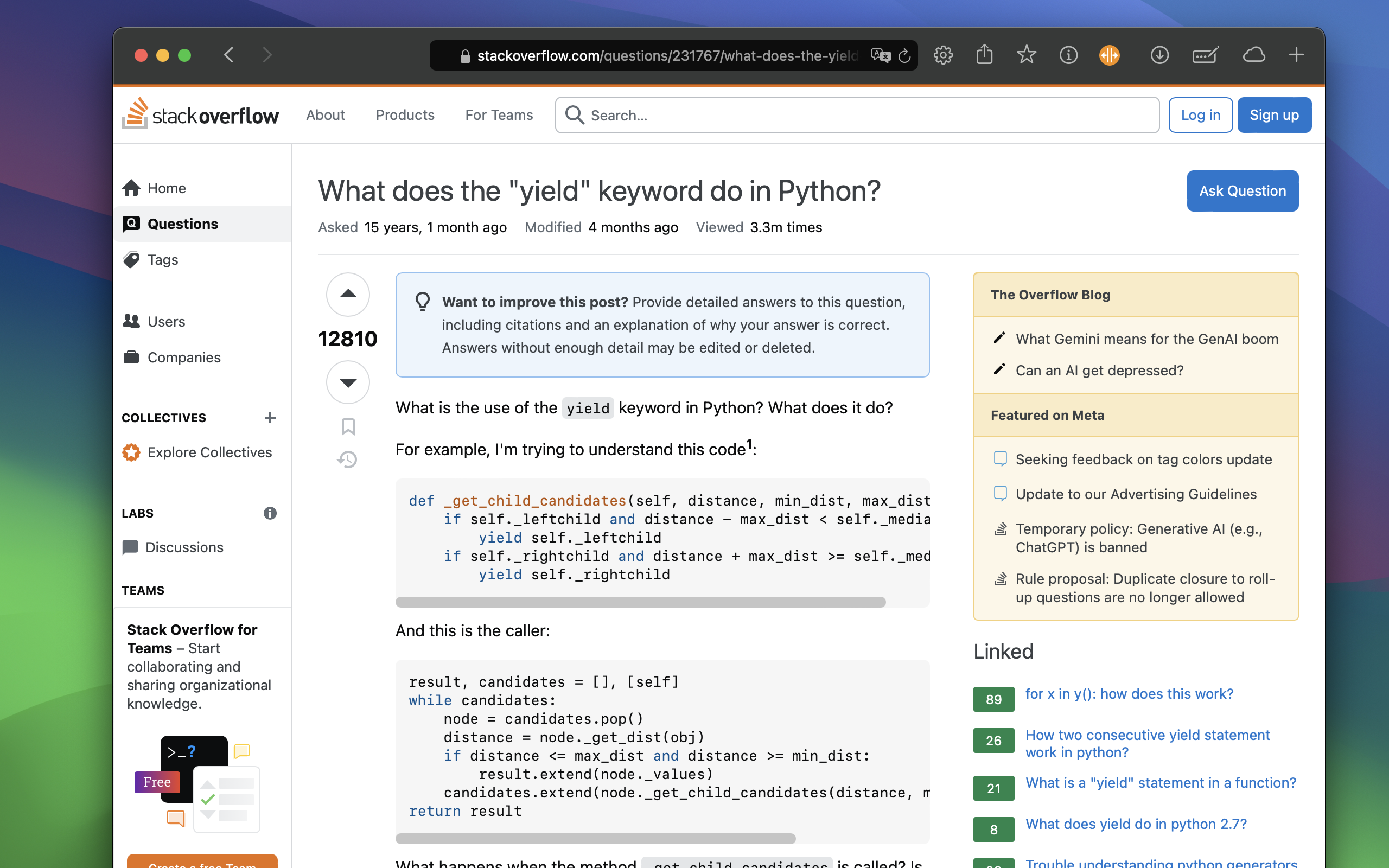 Volledige breedte voor StackOverflow media 2