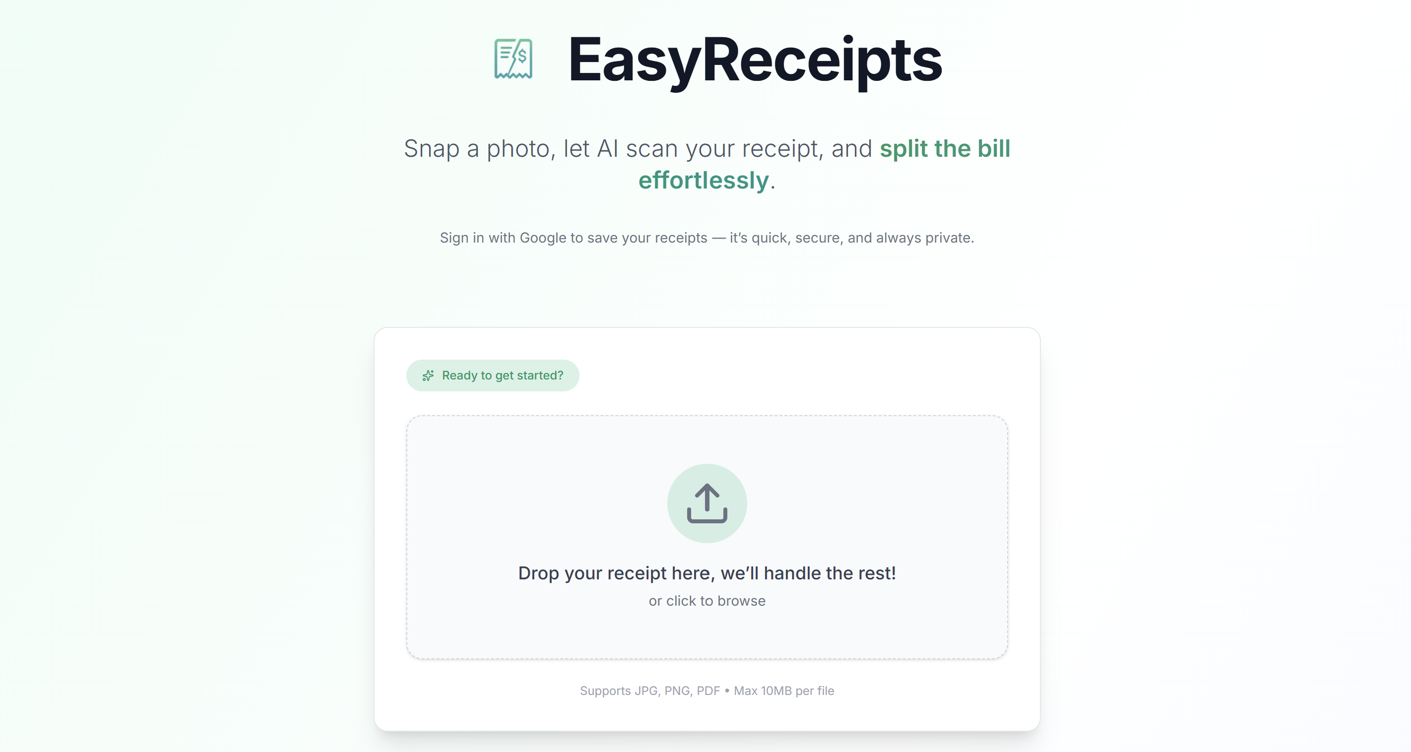 EasyReceipts gallery image