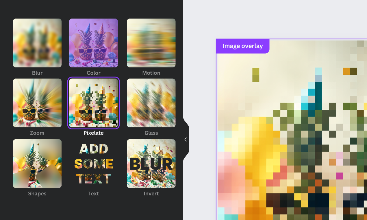 Frame Blur - Screenshot 3 showing product features and functionality