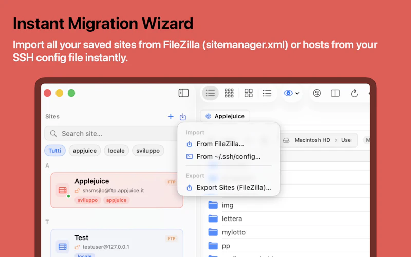 Upstream FTP screenshot 6