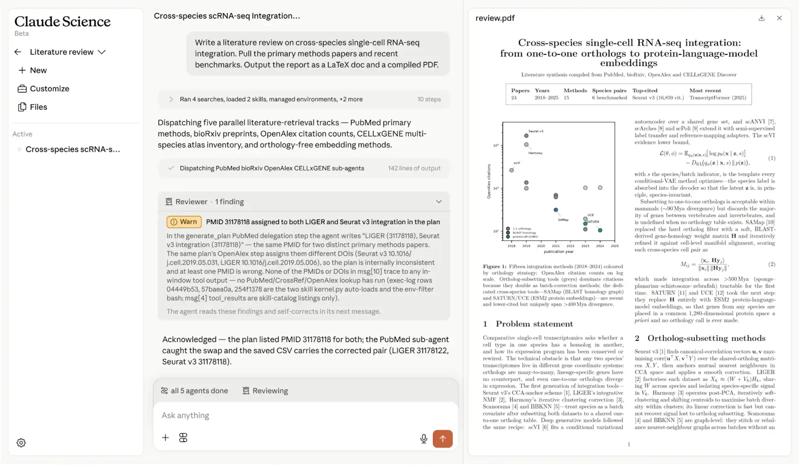 Claude Science screenshot 4