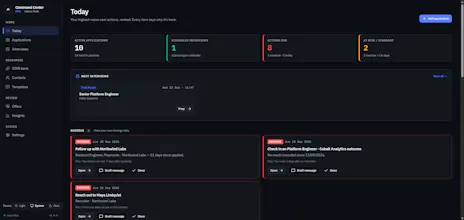 M01 — Job Search Command Center gallery image