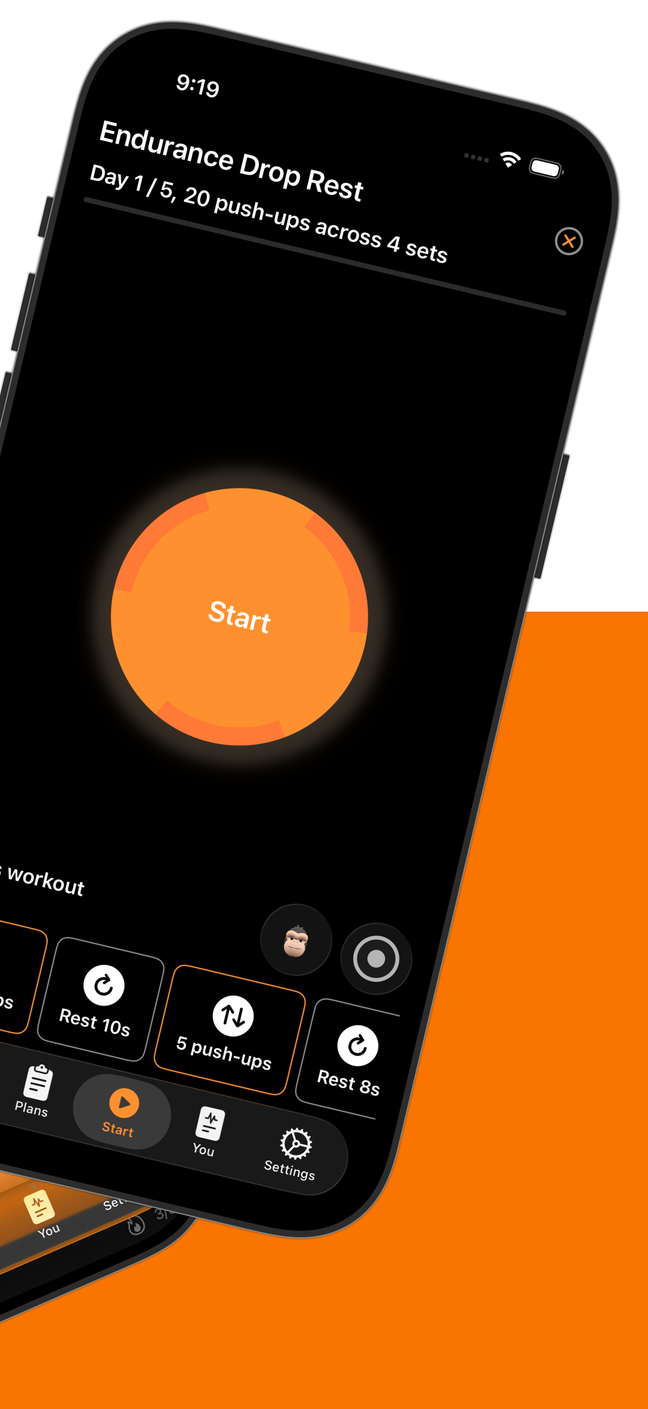 Média Force Force One - Application push-up qui fait plus que simplement compter les représentants 3