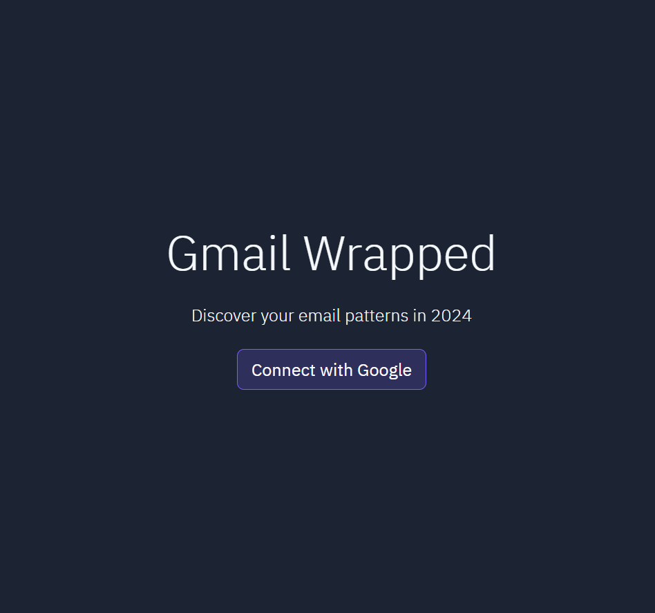 Gmail Wrapped - 2024 logo