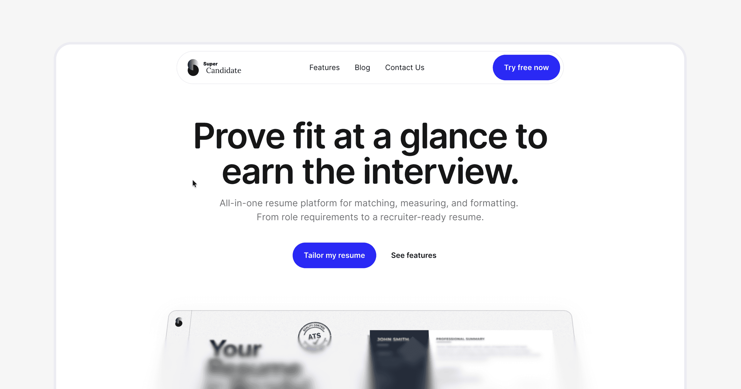 Stand out with SuperCandidate gallery image