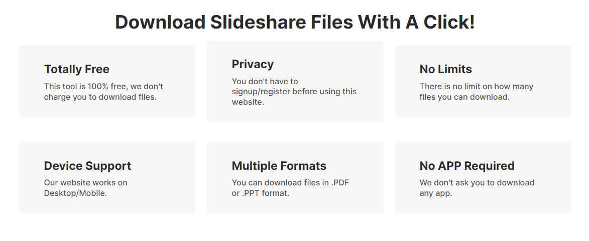 Gemakkelijke Slideshare -downloader media 2