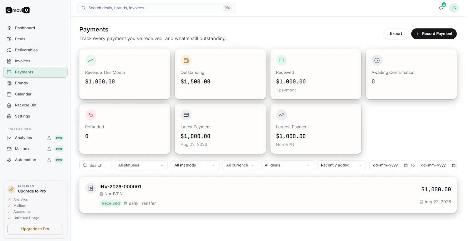 Creovio screenshot 4