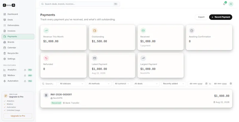 Creovio screenshot 4