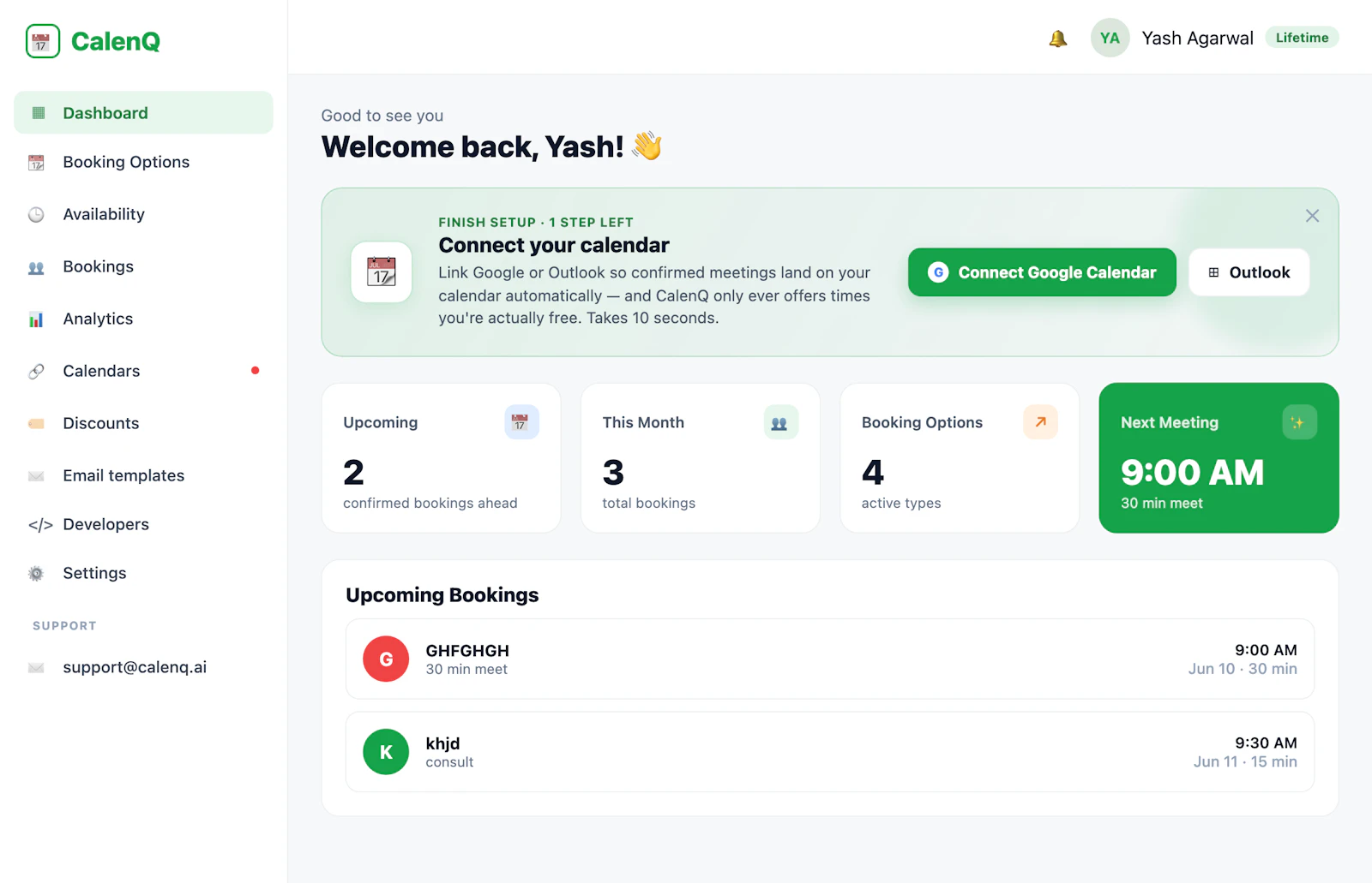 CalenQ.ai screenshot 2