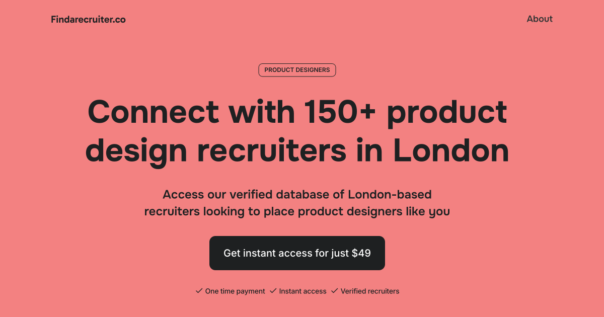 Findarecruiter.co - 런던의 150 개의 제품 설계 채용 담당자와 연결하십시오 미디어 2