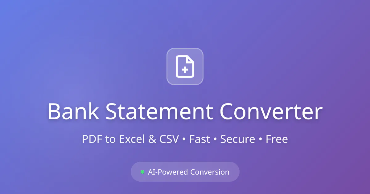 Convert Bank Statement gallery image