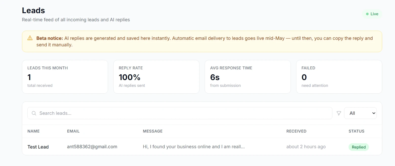 Ai Lead Responder screenshot 1