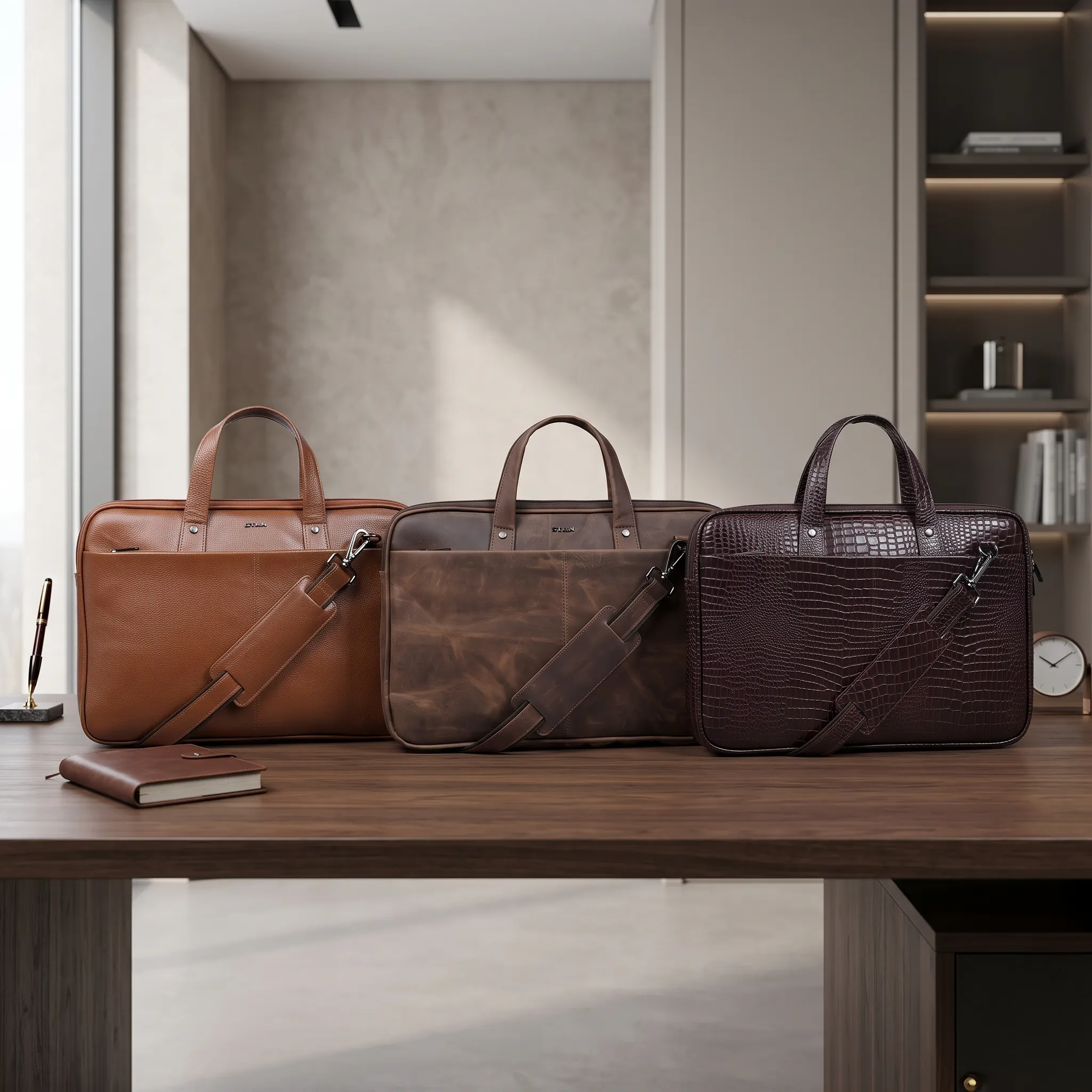 Leather Laptop Bag for Men for Work