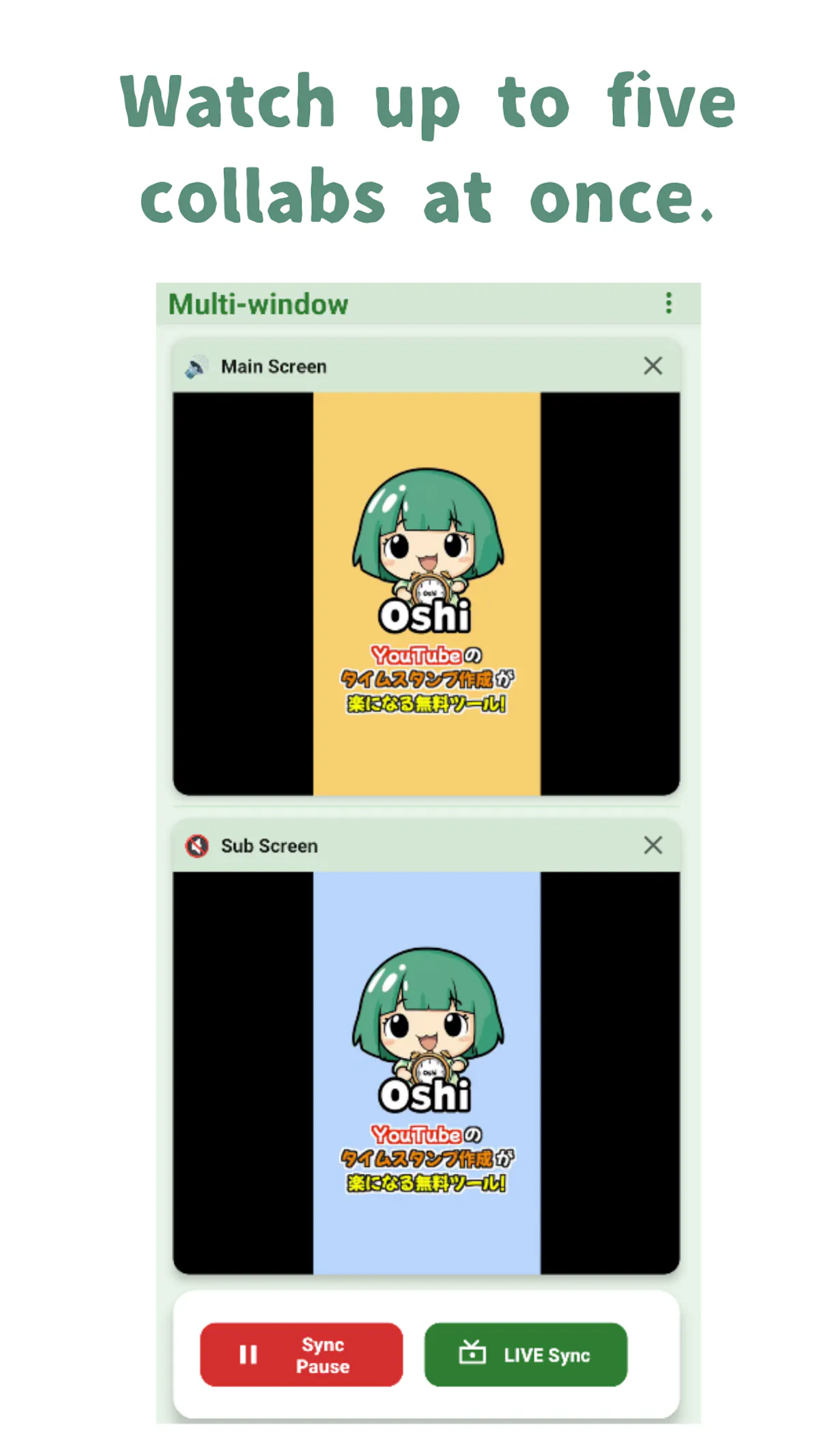 Multi-window: YouTube Multi
