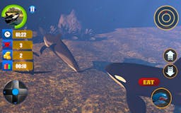 Blue Whale Survival Simulator: Angry Shark Game media 1