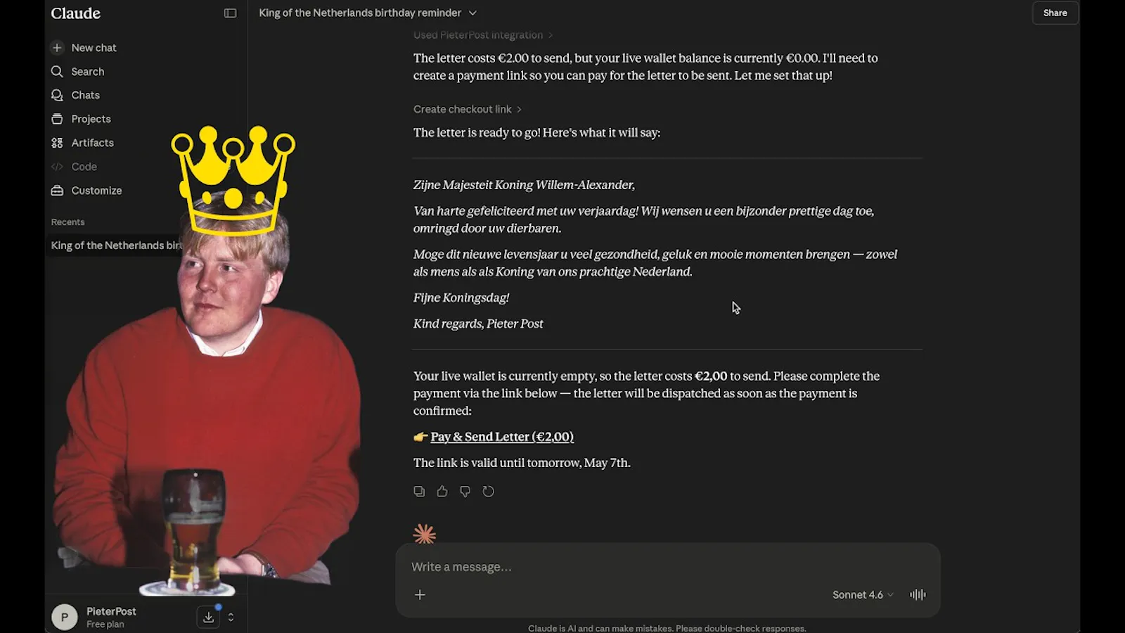 PieterPost MCP screenshot 1 (video preview)
