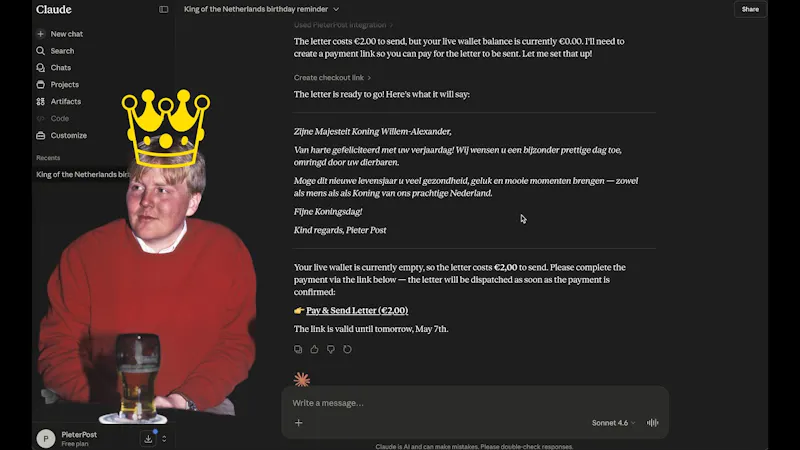 PieterPost MCP screenshot 1 (video preview)