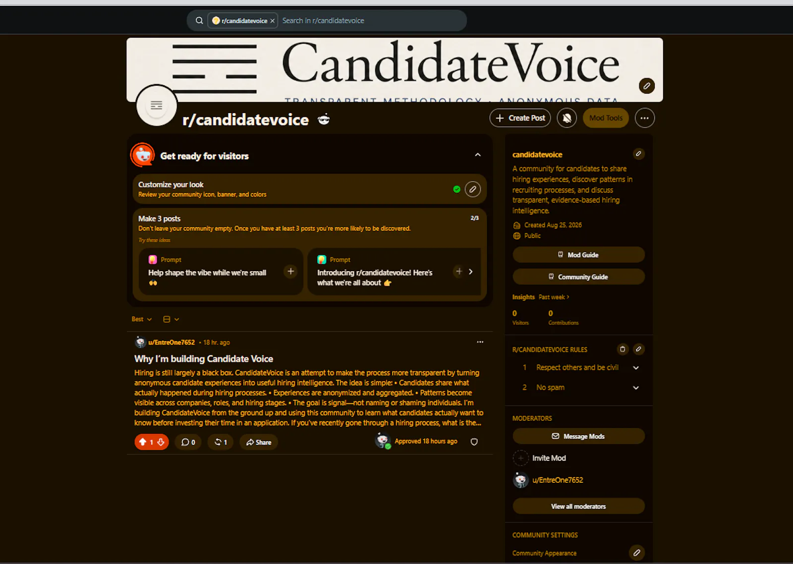 CandidateVoice screenshot 1