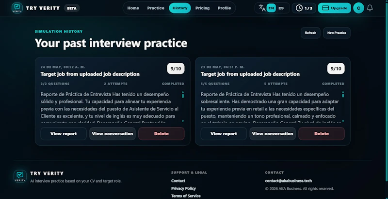 Try Verity screenshot 7