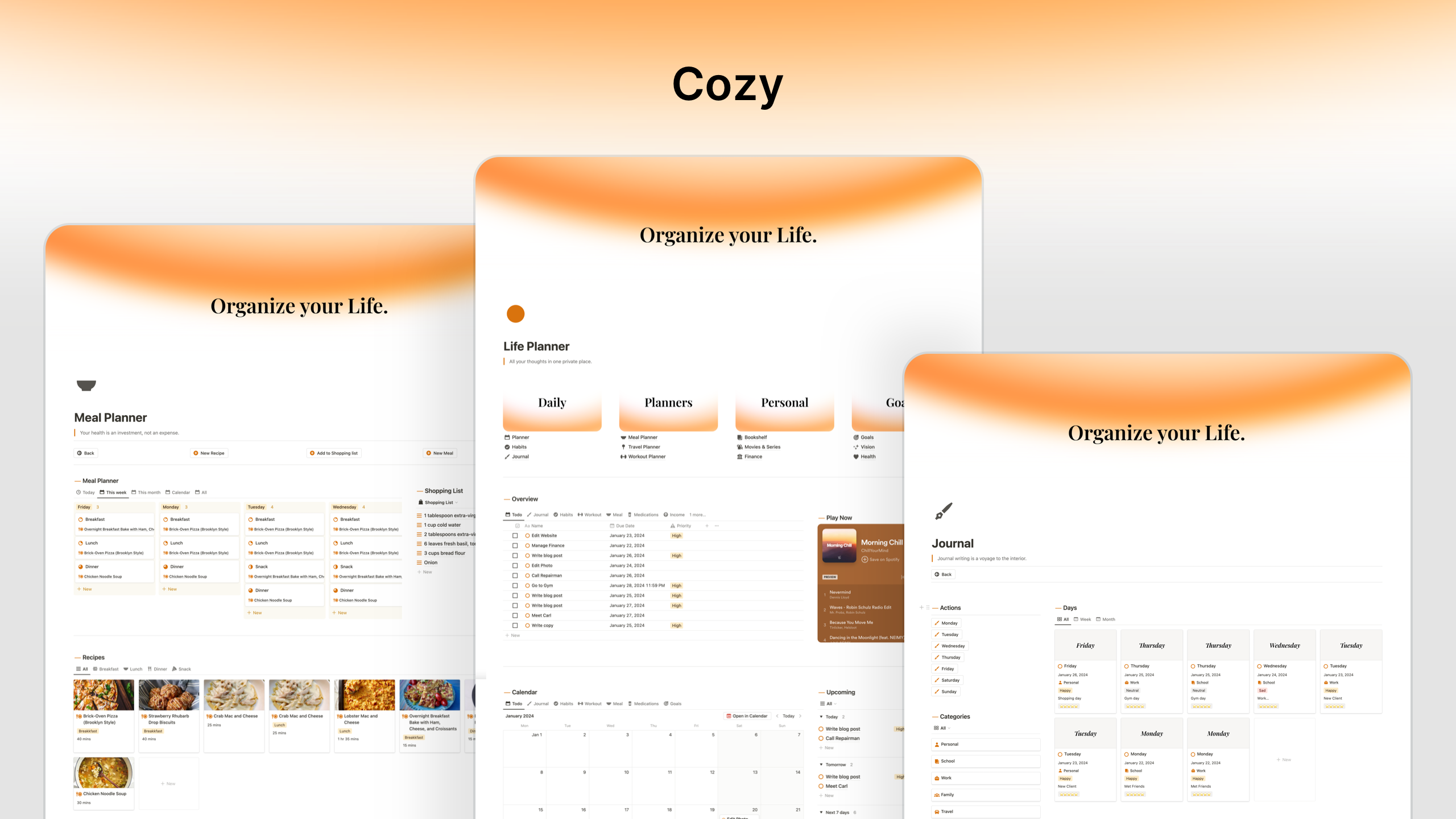 Notion Ultimate Life Planner Template media 8