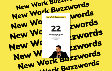 New Work Buzzwords