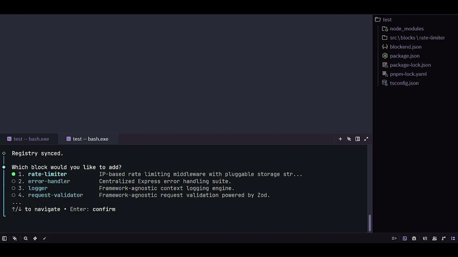 Blockend screenshot 1 (video preview)