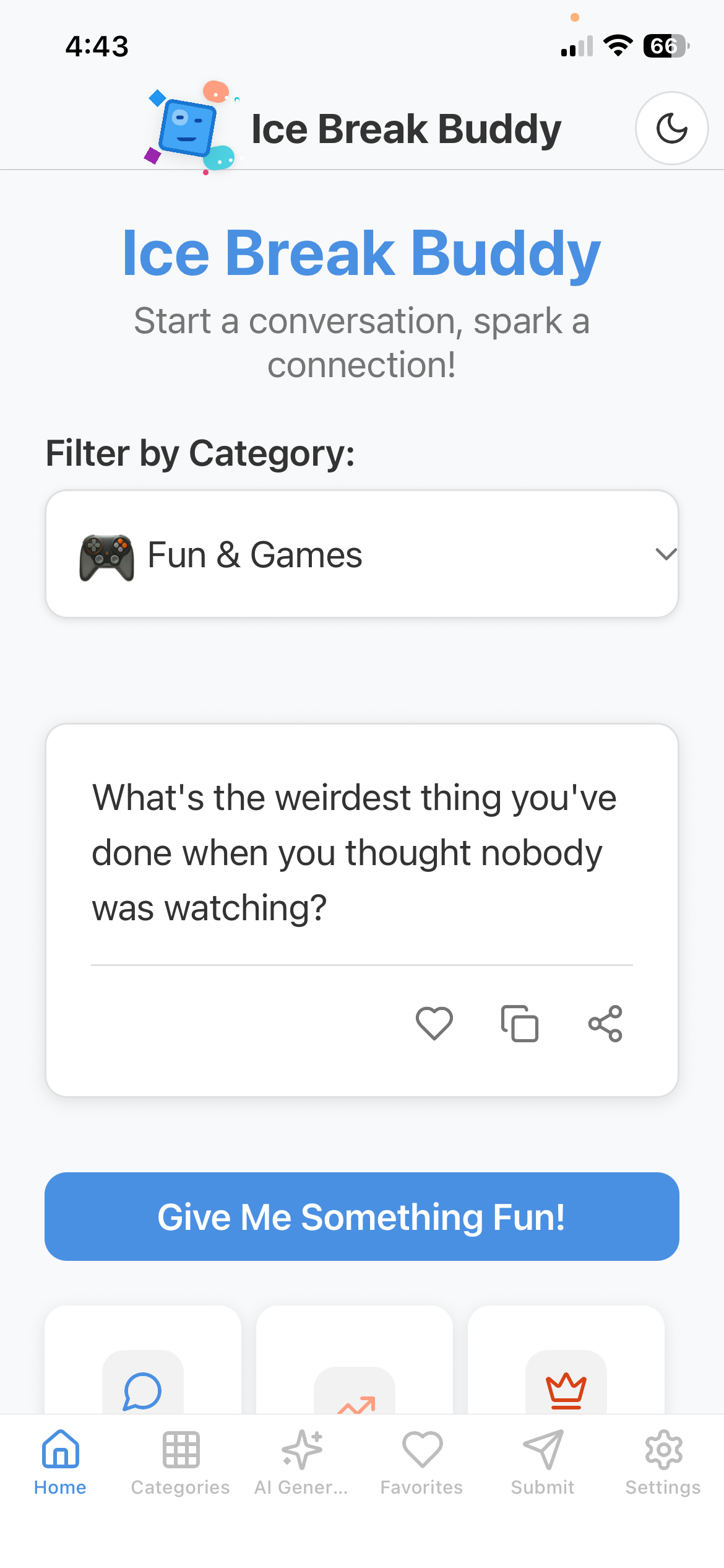 Ice Break Buddy - Screenshot 2 showing product features and functionality