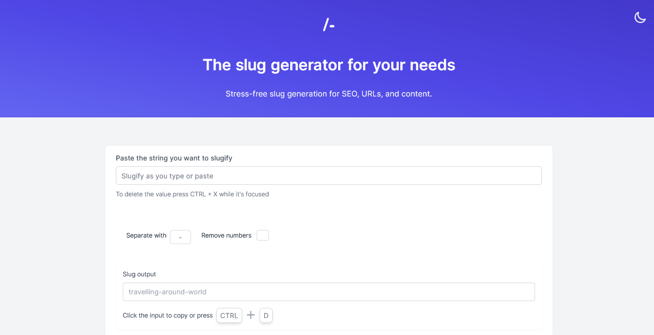 Slugify gallery image