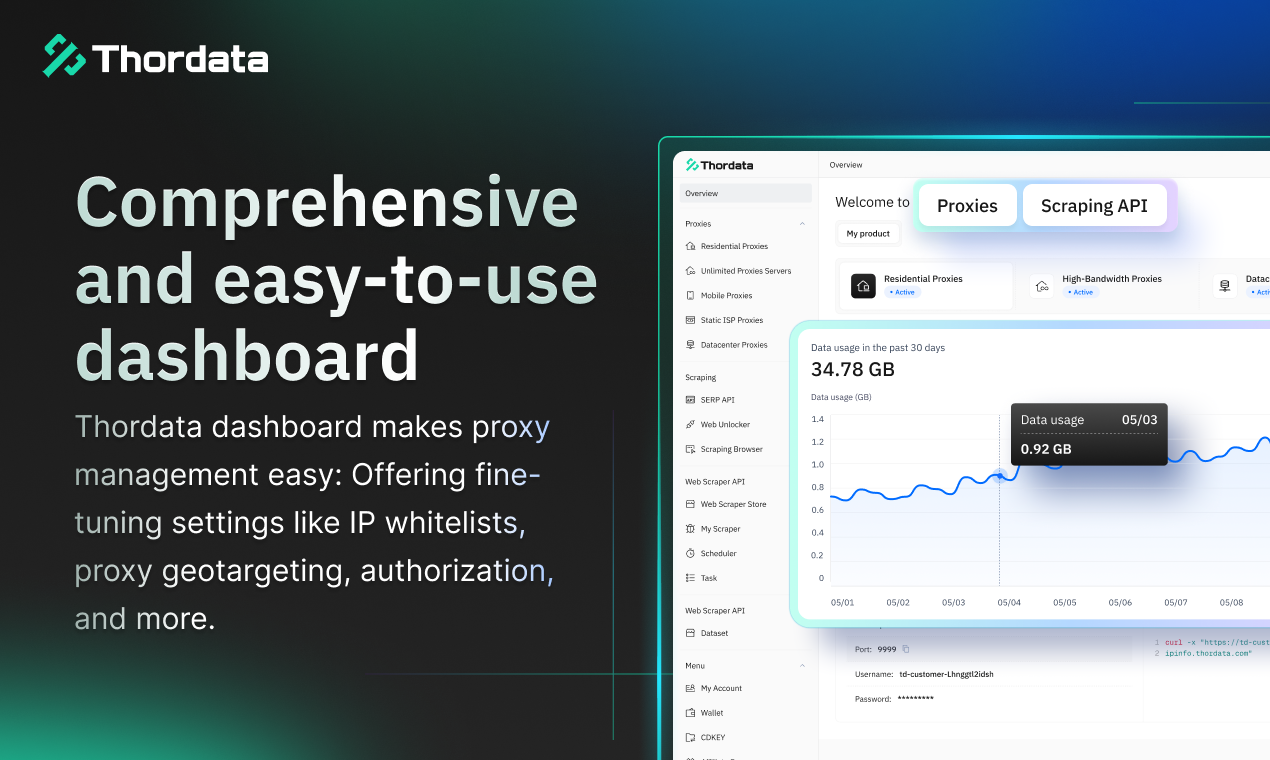 Thordata - Screenshot 3 showing product features and functionality