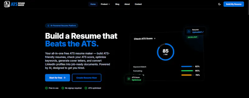 ATS Resume Maker screenshot 2
