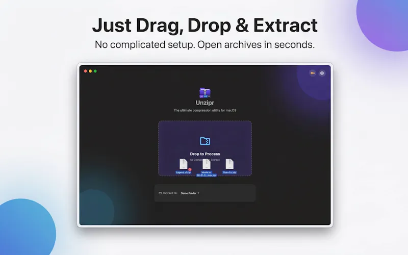 Unzipr screenshot 2
