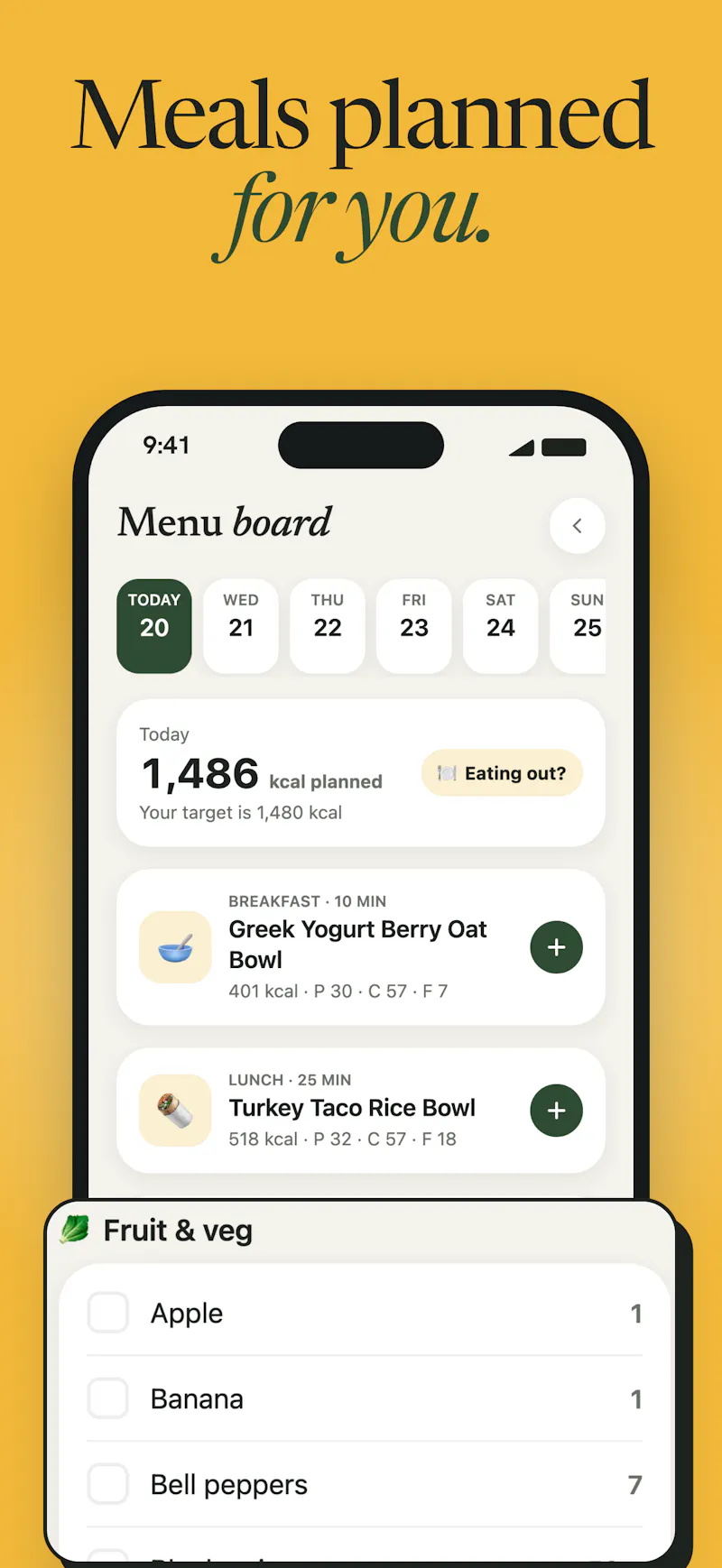 Thymi :AI Calorie tracker & Food planner screenshot 7