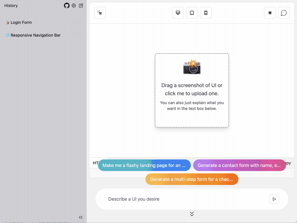 Ostreceece - Beschrijf UI en zie het live worden weergegeven media 2