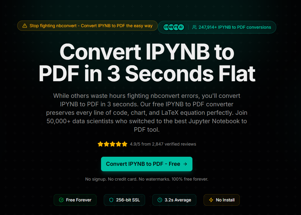 IPYNB to PDF Converter gallery image