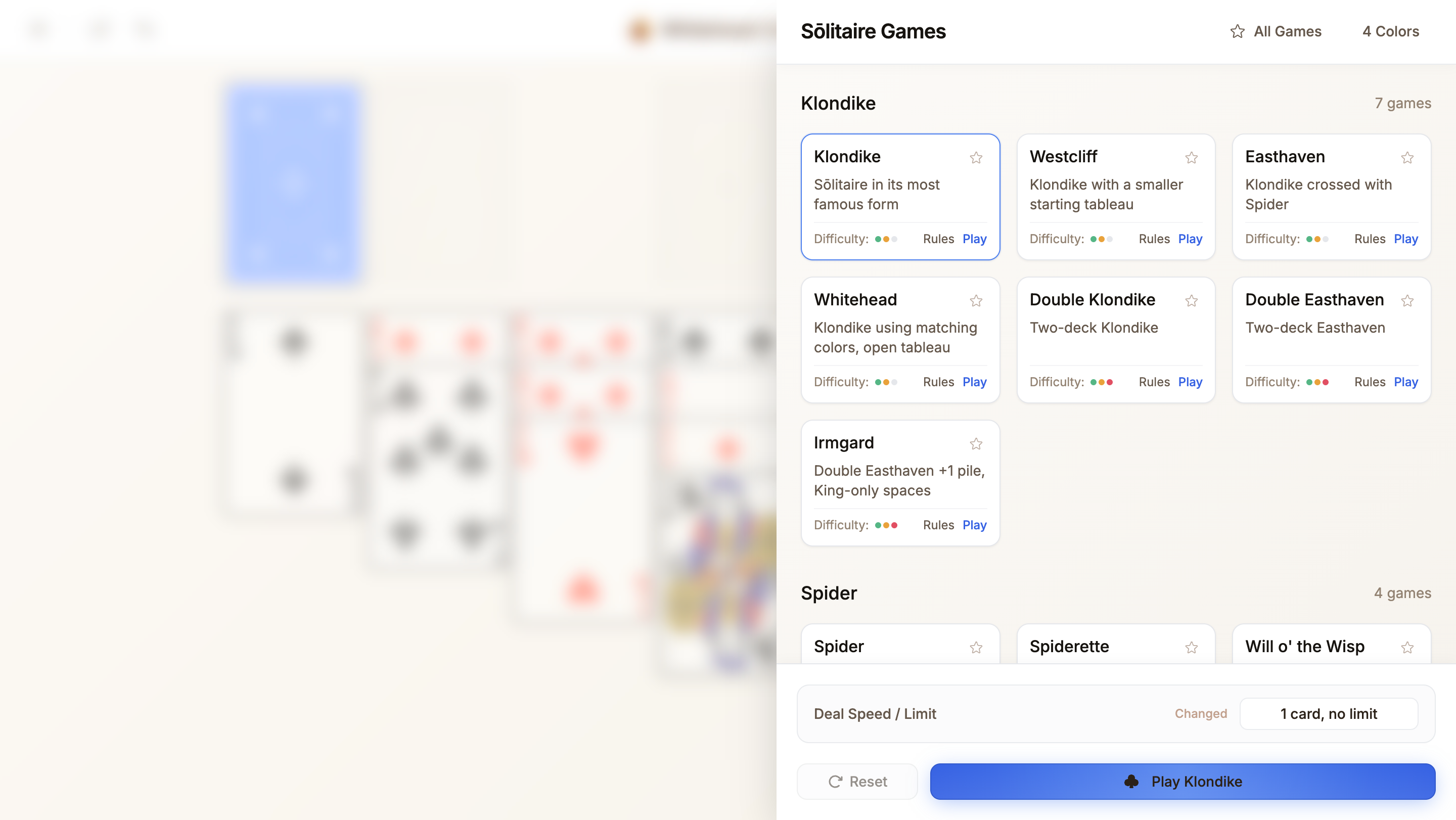 Sōlitaire: Klondike, Spider, Freecell ... media 2